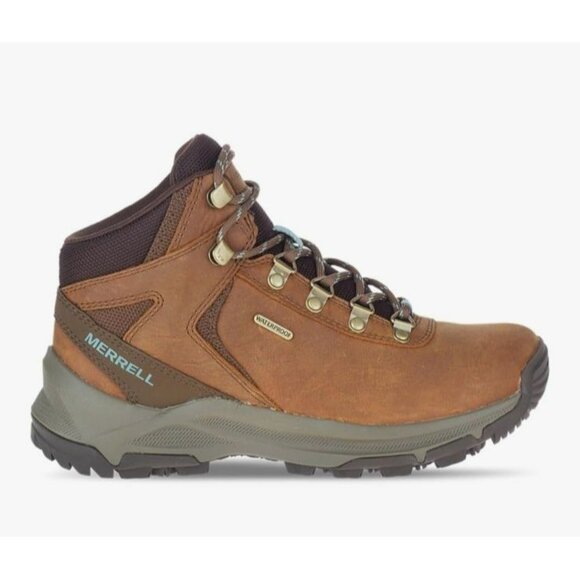 Merrell Women's Erie Mid Leather Waterproof Hiking Boot Size 9 - Picture 1 of 8